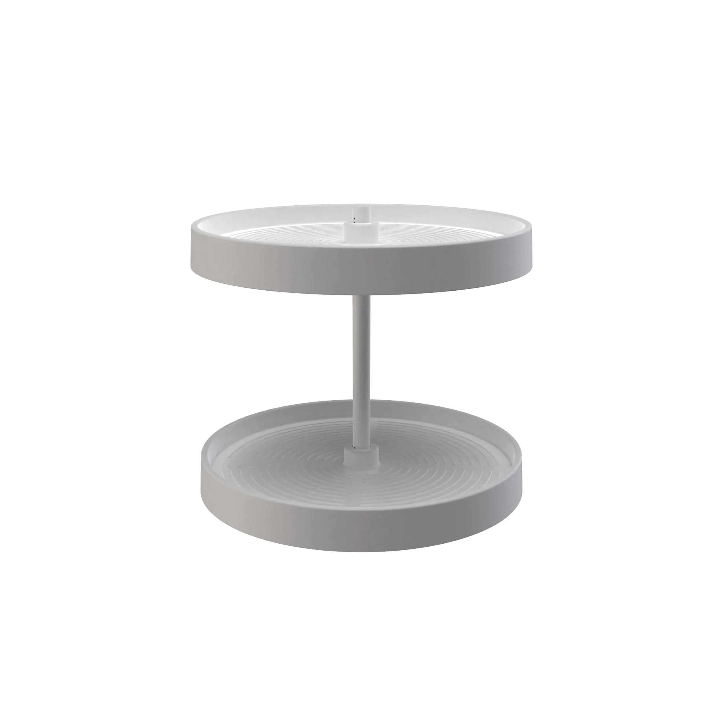 Rev-a-shelf Lazy Daisy Polymer Full Circle Bottom Mount 2 Tray Lazy Susan, 18″