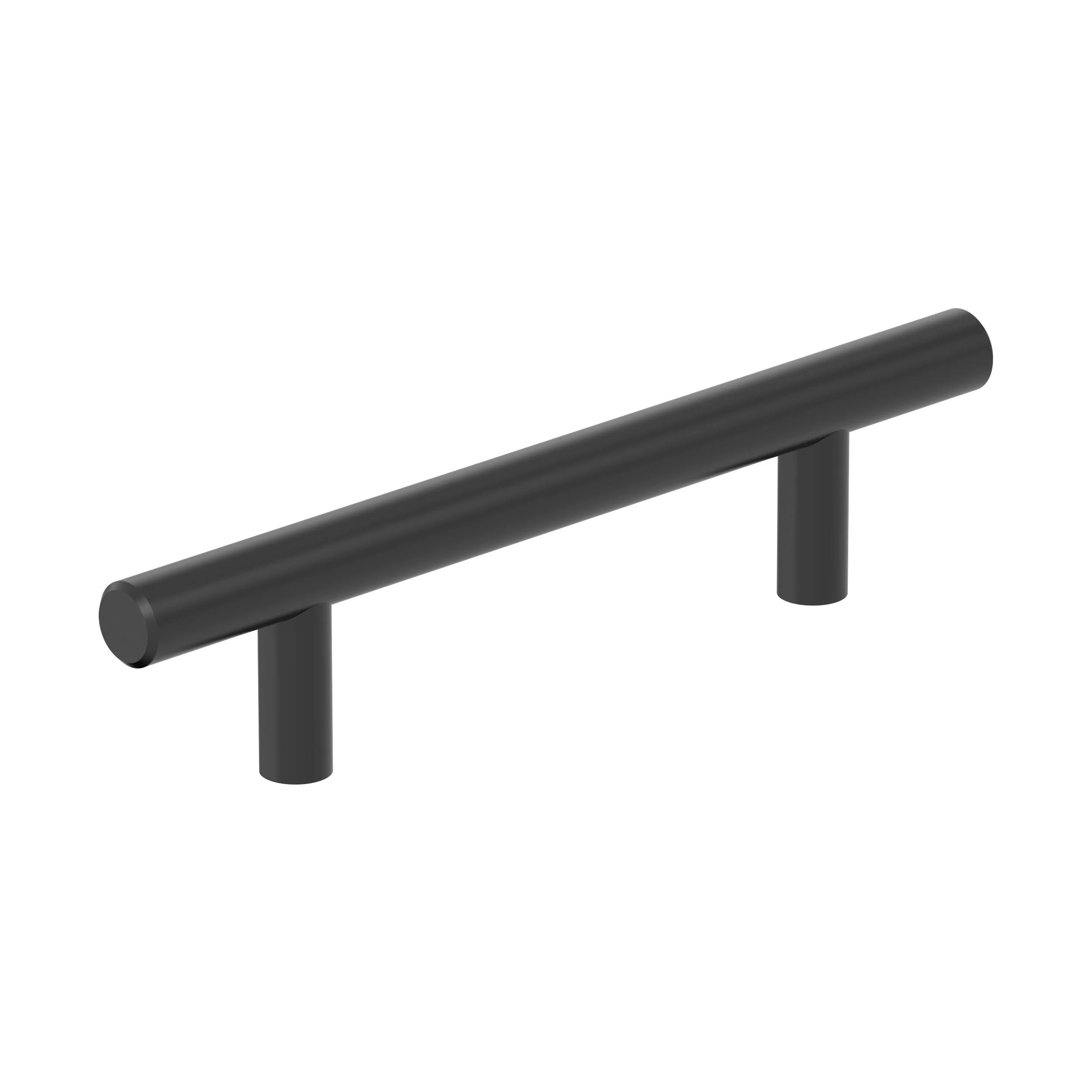 Amerock Bar Hollow Pull Matte Black 3-3/4″ Center to Center