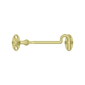 Deltana Cabin Swivel Hook, Polished Brass, 4″