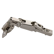 Click On Hinge 165 Degree, Full Overlay, Soft Closing, No Dowels, Multiples of 100