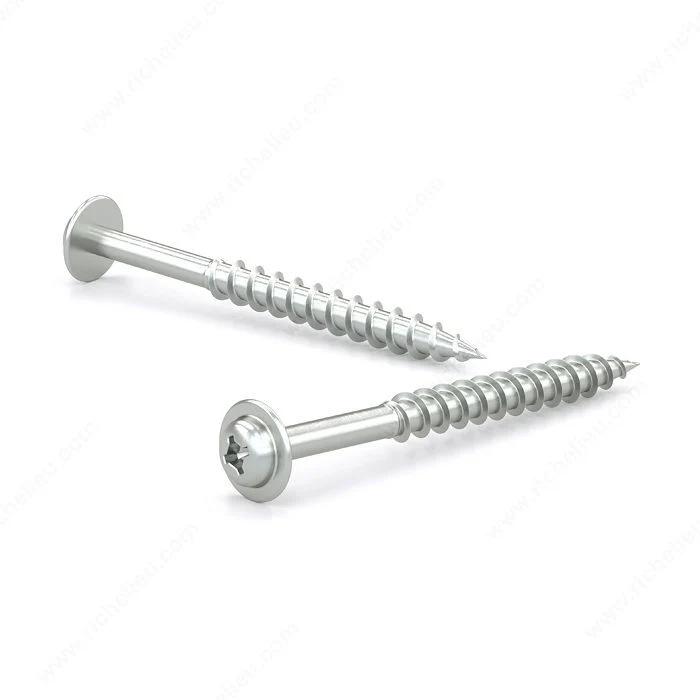 #8 Phillips Round Washer Head Screw Coarse Thread Zinc (Box of 100)