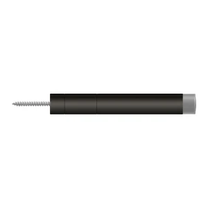 Deltana Extension Baseboard Door Bumper Solid Brass, Oil Rubbed Bronze