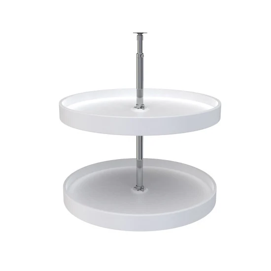 Rev-a-shelf Classic 2-Shelf Full Circle Lazy Susan Set For Wall Cabinets, 24″