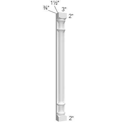 Pilaster 3 W X 30 H X 1-1/2 D- Hallmark Frost by Fabuwood