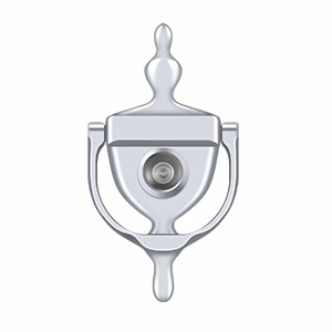 Deltana Door Knocker-Viewer, Chrome, 3-3/4″