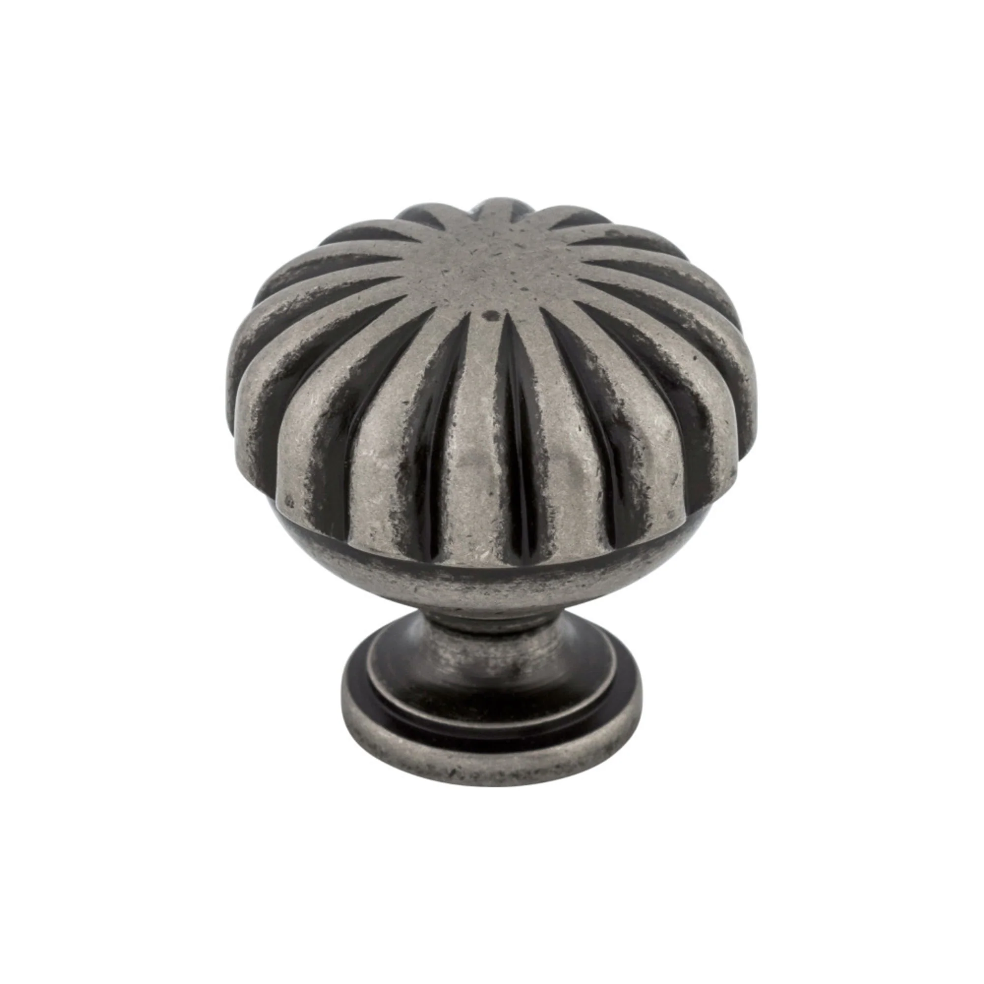 Top Knobs Somerset Knob Antique Pewter 1-1/4″ Diameter Melon Style