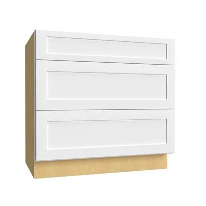 Base 3 Drawer 18 W X 34-1/2 H X 24 D – Luxe by Fabuwood
