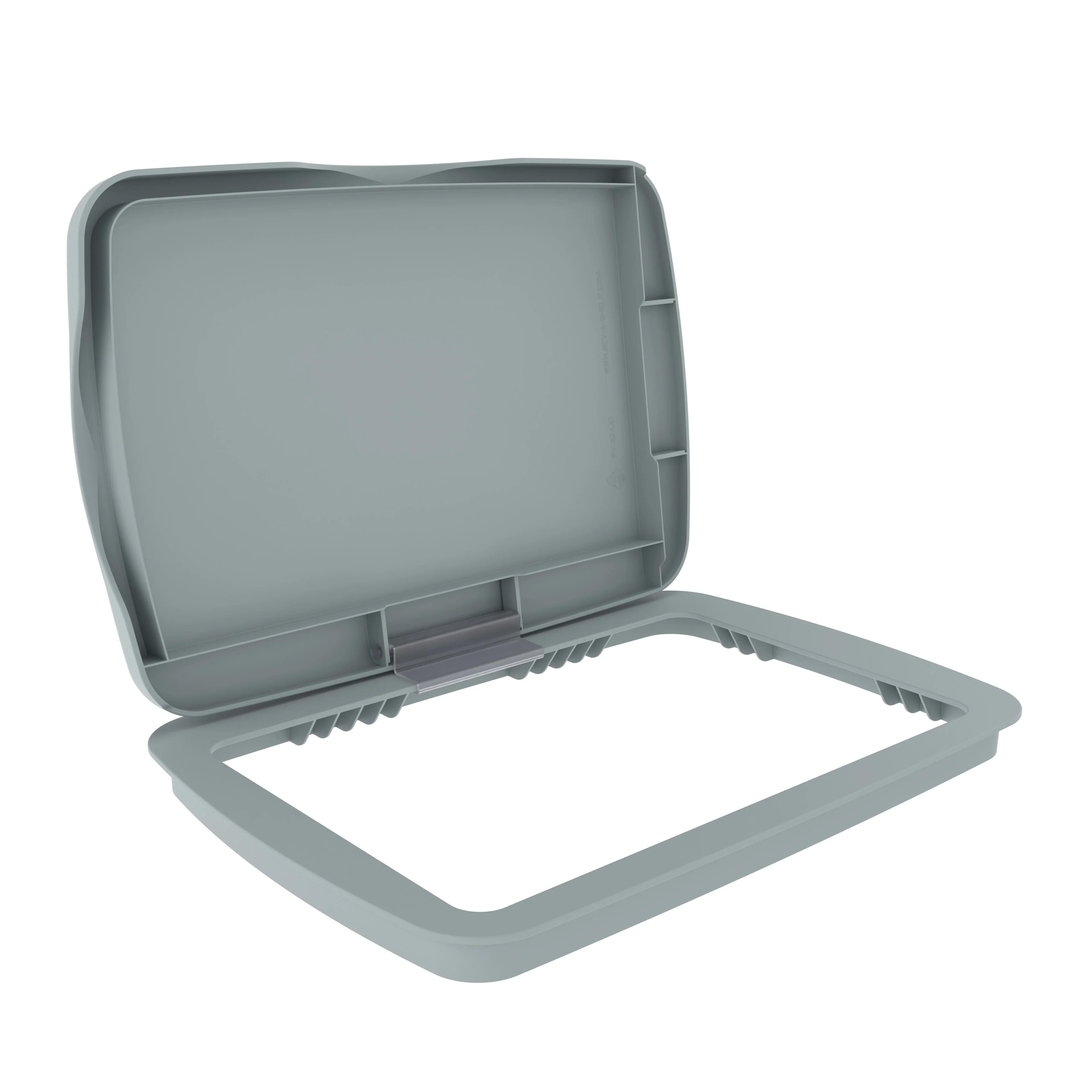 Rev-a-shelf Polymer Waste Container Lid, Gray, 32 Quart