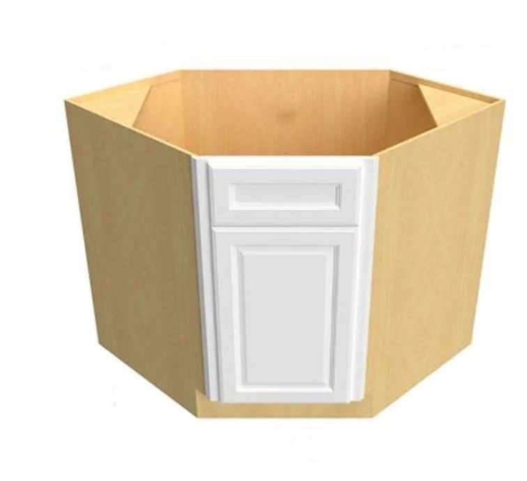 Diagonal Sink Base 36 W X 34-1/2 H X 24 D- Hallmark Frost by Fabuwood