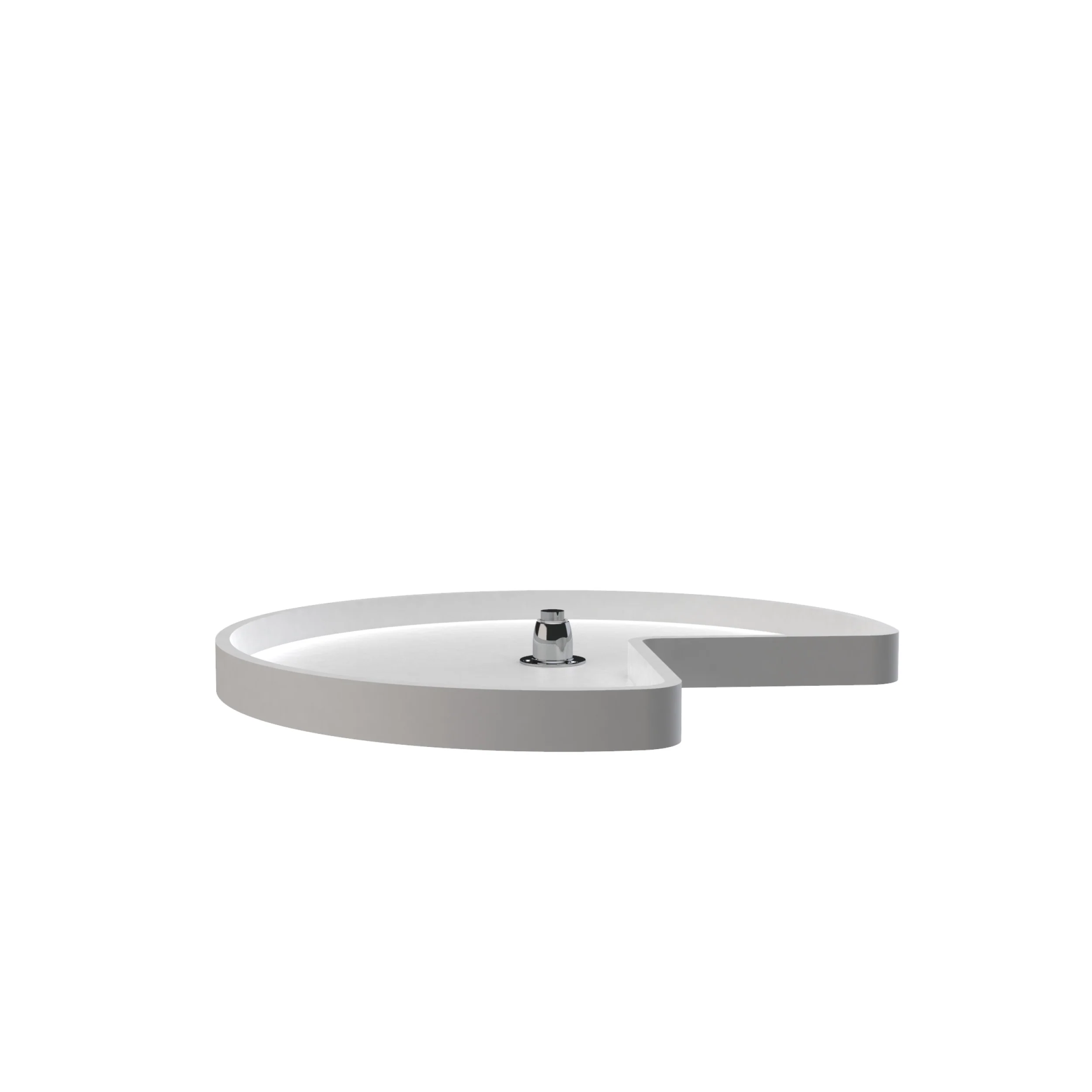 Rev-a-shelf Single Lazy Susan Kidney Shaped Shelf Set, 28″