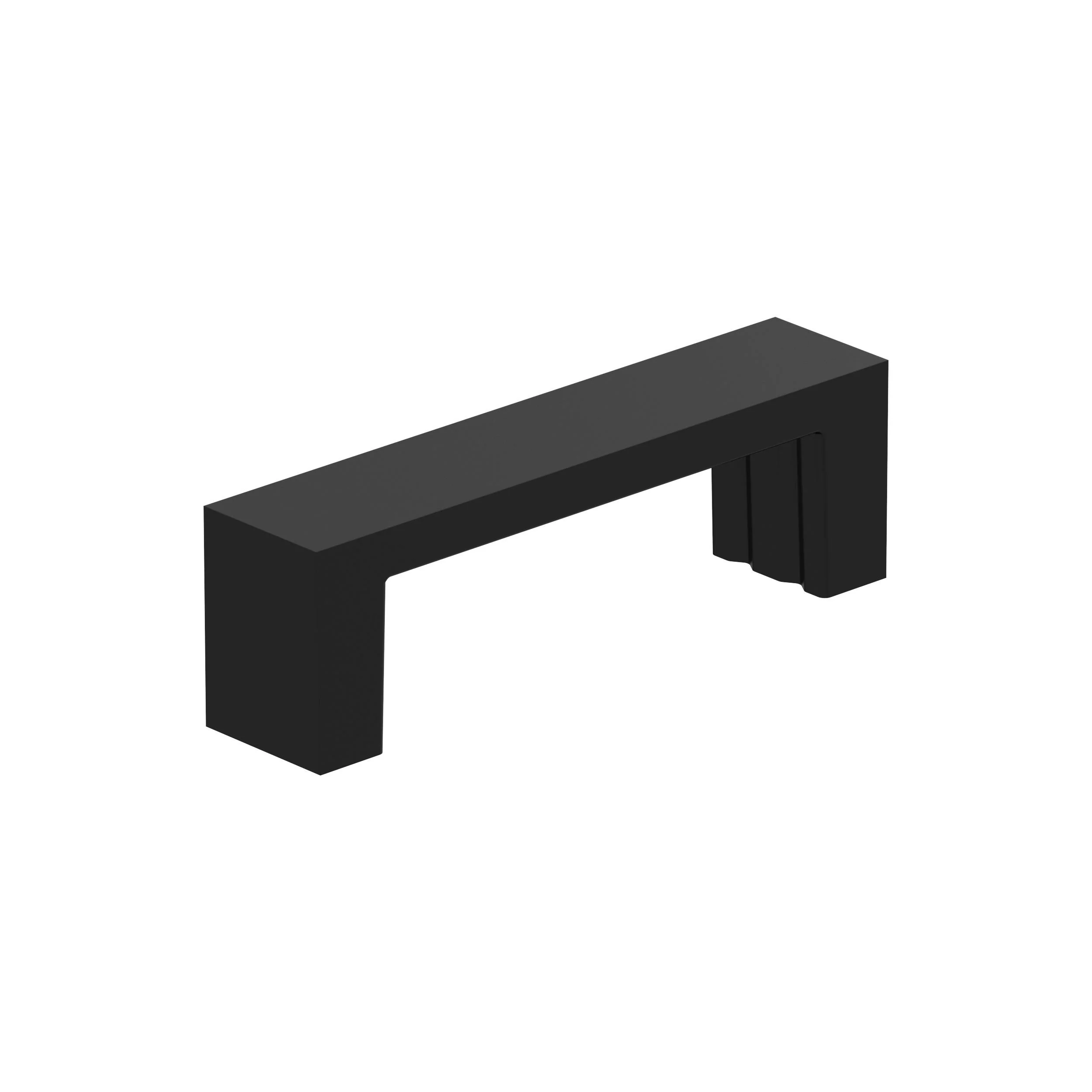 Amerock Augment Pull Matte Black 3″ Center to Center