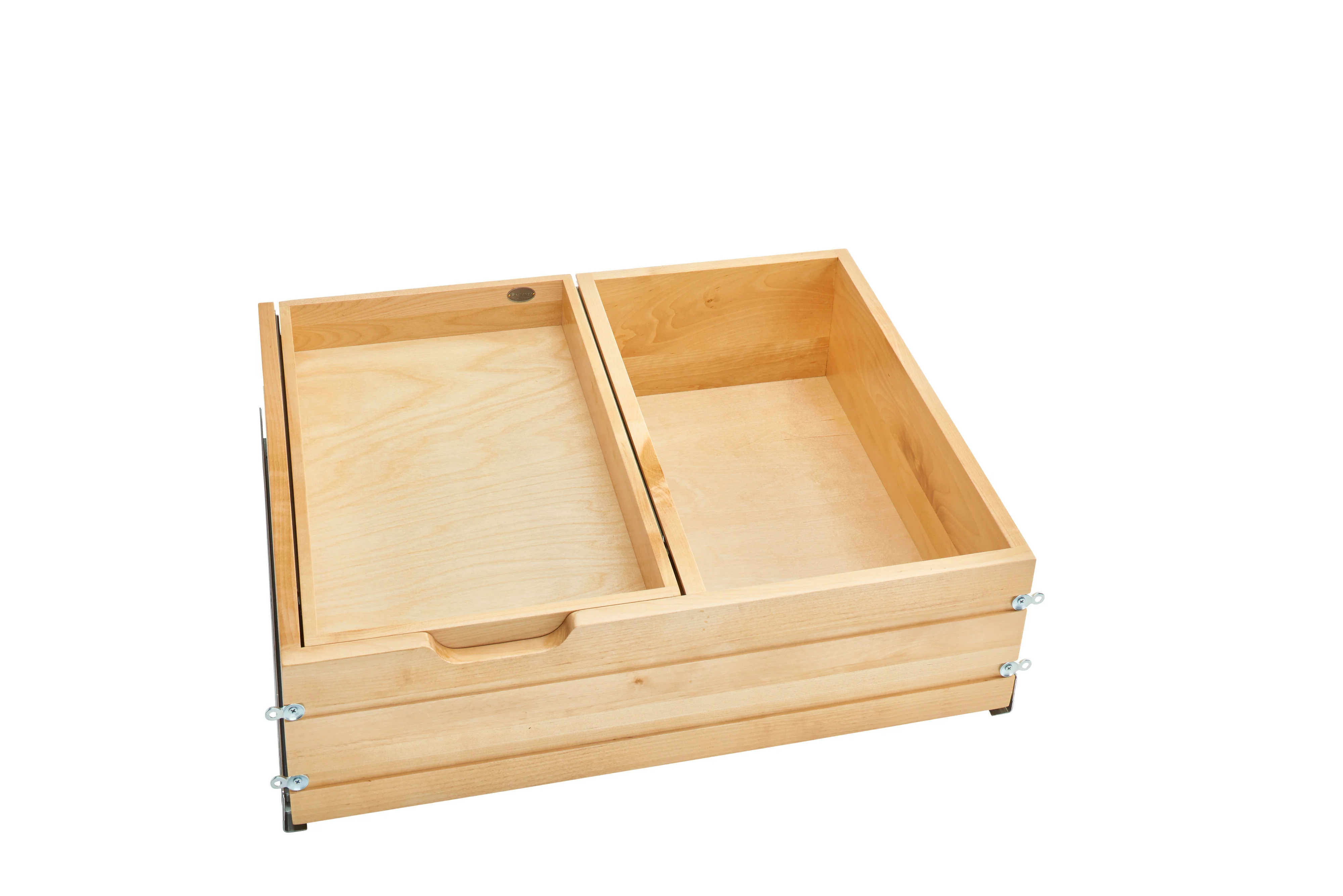 Rev-a-shelf Maple Tiered Deep Drawer Full-Access Application