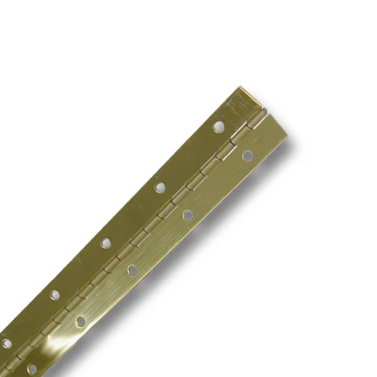 Hinge Piano 1-1/2″ Wide x 72″ Long x .040″ Thick, Polished Brass