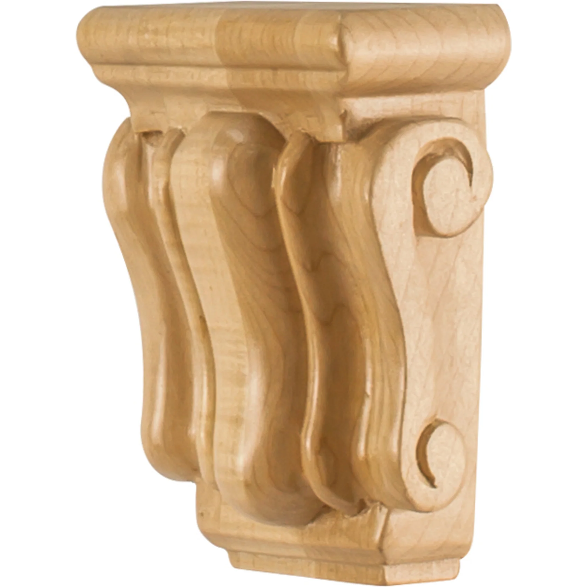 Hardware Resources Mini Scrolled Corbel Maple 4-1/4″ Length