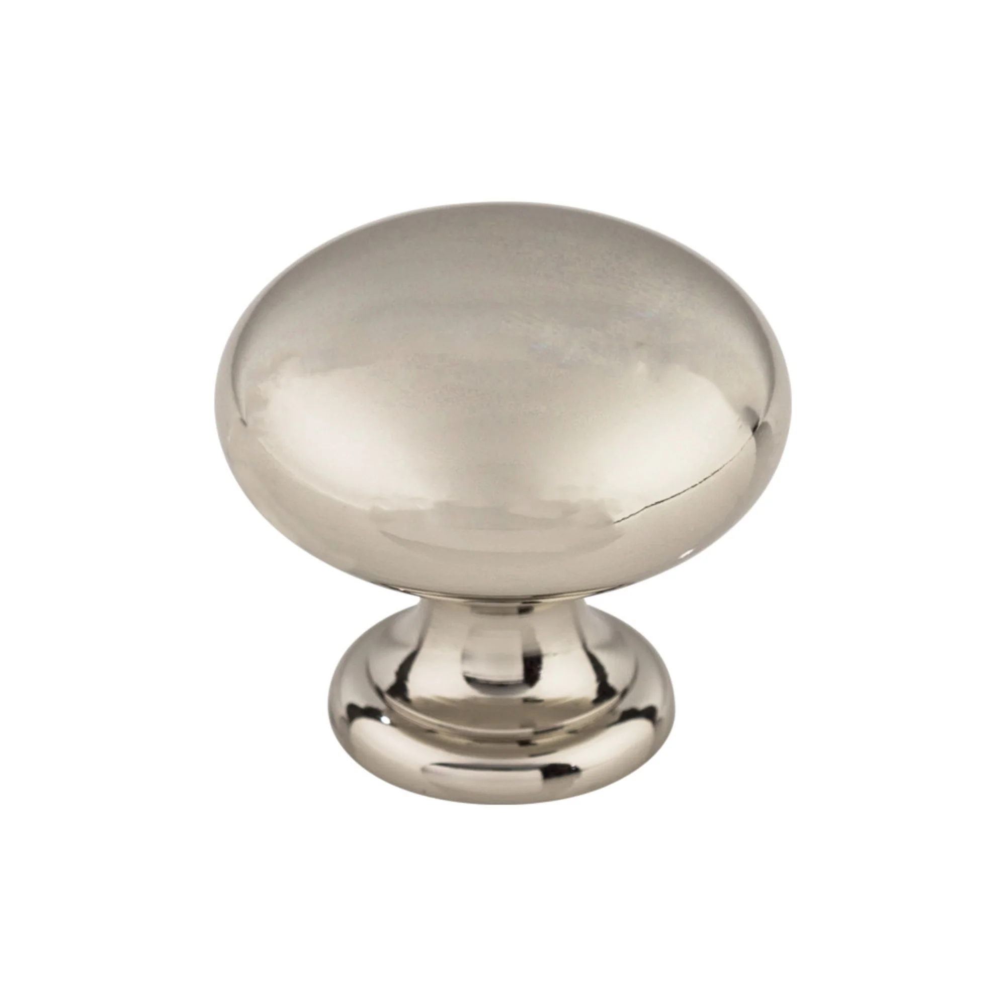 Top Knobs Asbury Knob Polished Nickel 1-1/4″ Diameter Mushroom Style