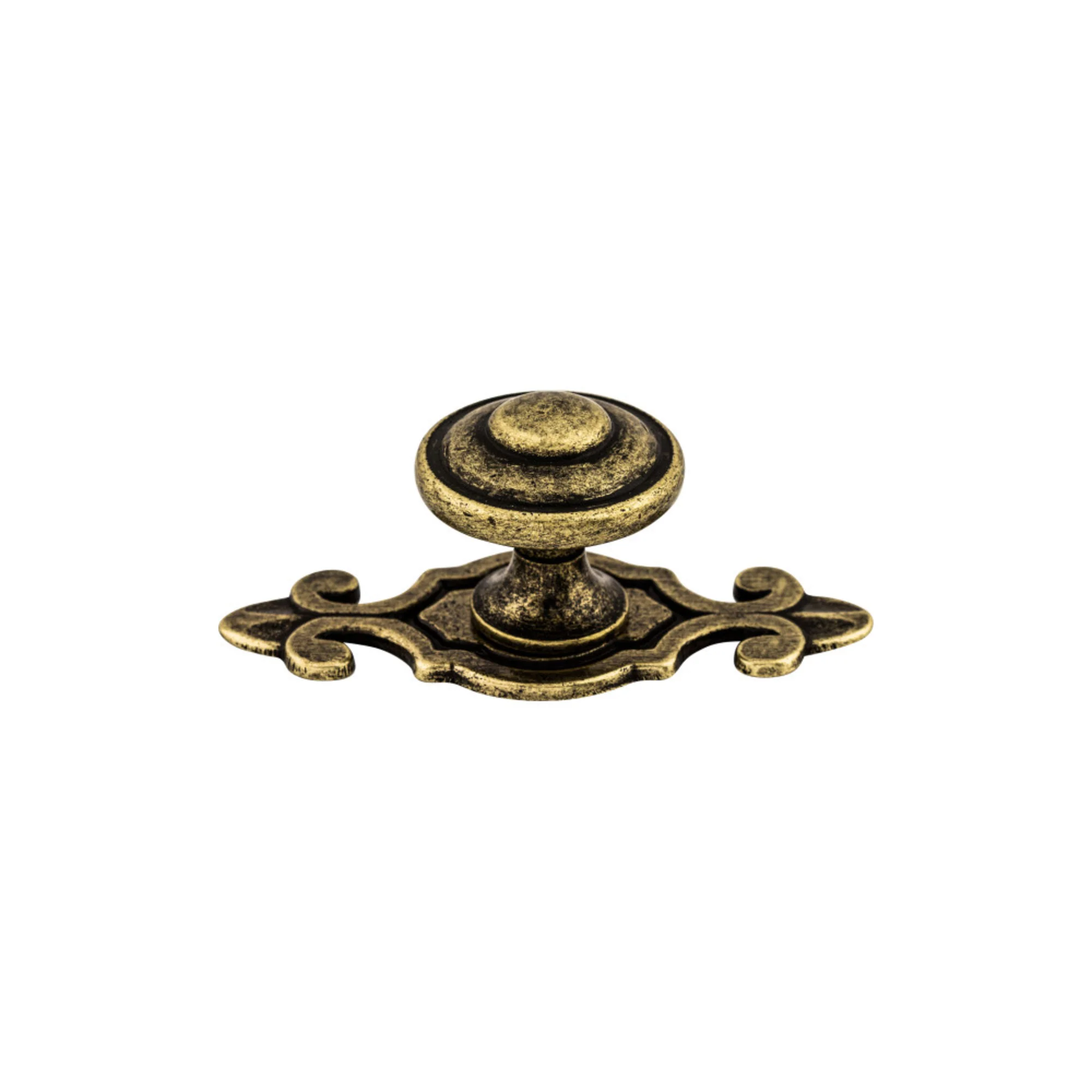 Top Knobs Britannia Knob German Bronze 1-1/4″ Diameter Canterbury Style
