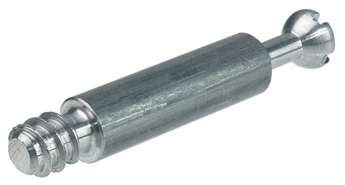 Connecting Bolt, Turned, Minifix® System With Special Thread, 34 mm Drilling Distance, Unfinished