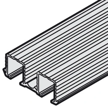 Double Top Running Track, Top, for Press Fitting and Glue Fixing, 2500 mm Length