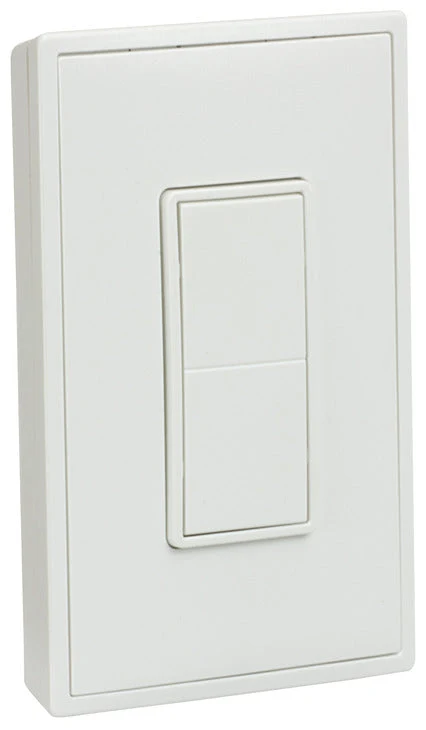 BLE Wall Switch 4 15/16" x 3/4"19 mm, Surface Mount for Screw Fixing, White