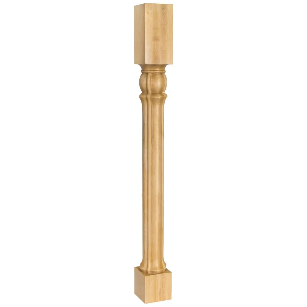 Hardware Resources Columnar Art Nouveau Post Alder 35-1/2″ Length 3-1/2″ Width