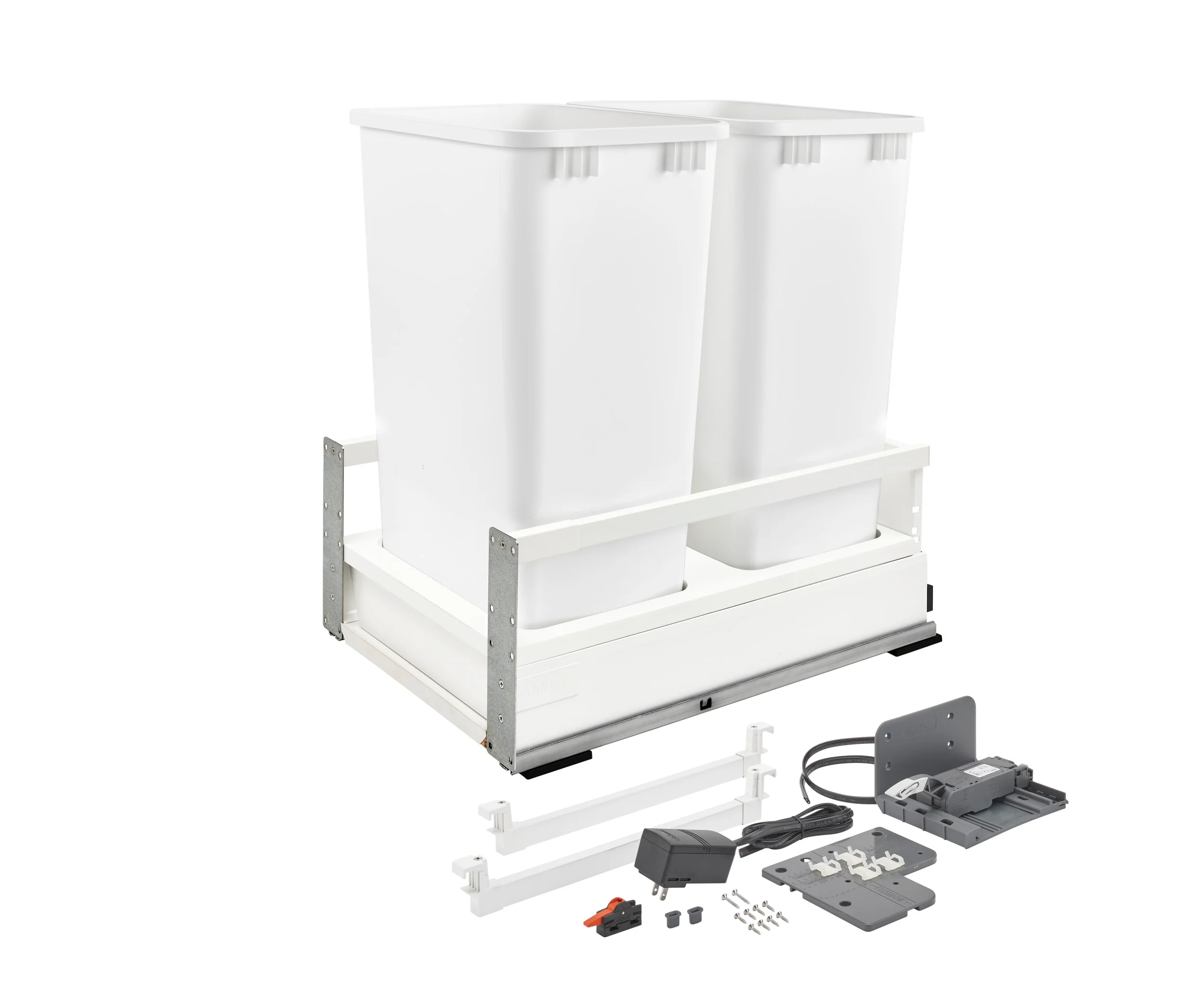 TANDEMBOX Bottom Mount Waste Container With Servo Drive 18″ Width Double 50 Quat