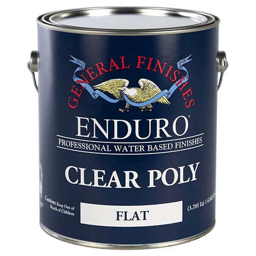 Clear Poly Enduro Clear Poly, Flat, Gallon