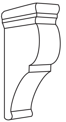 Corbel 3 W X 10-3/4 H X 6-3/8 D – Trenton Recessed by JSI