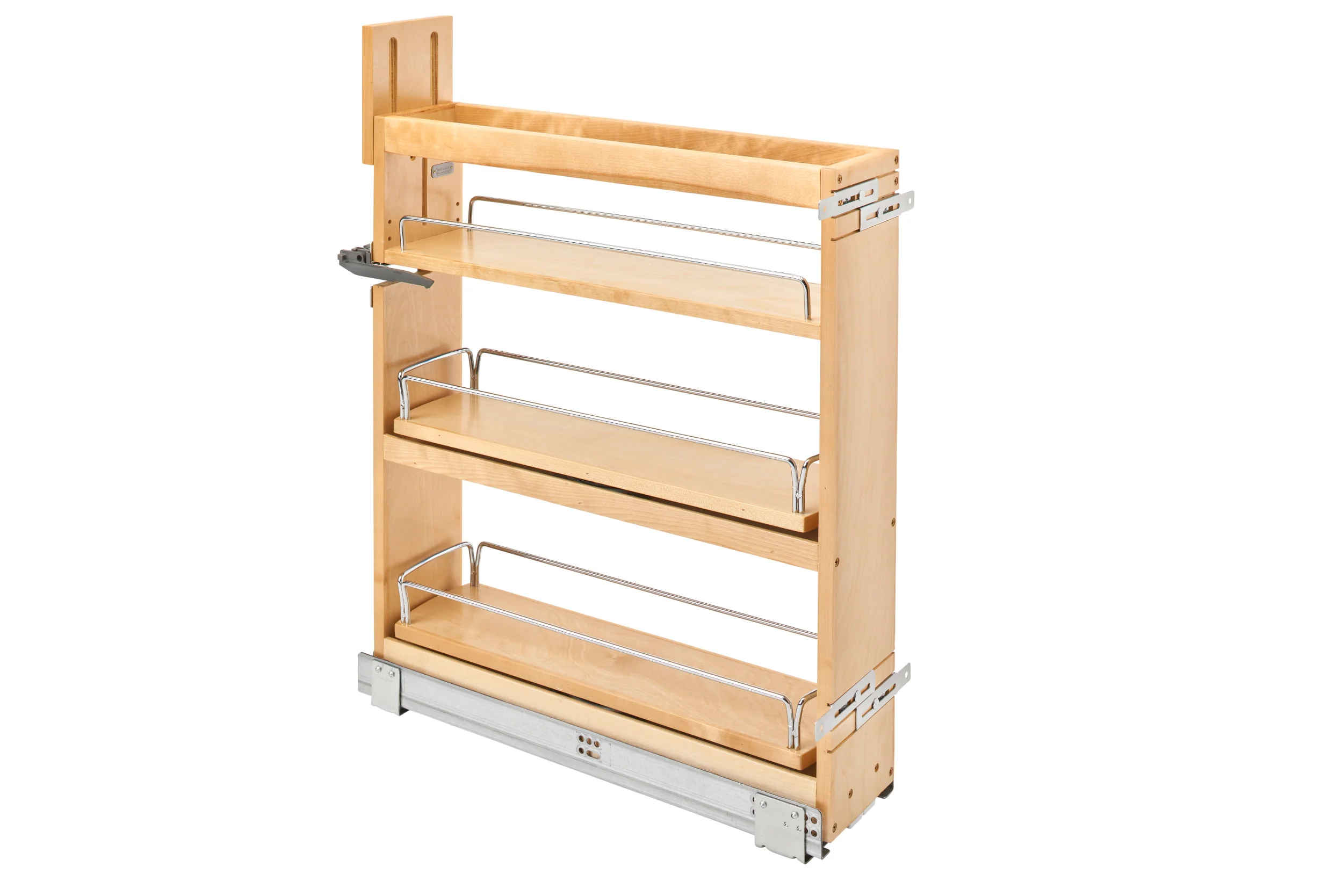 Rev-a-shelf 5″ Swivel Pullout Wood Base Cabinet Organizer, 8″