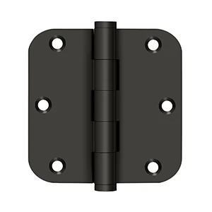 Deltana 3-1/2″ x 3-1/2″ Residential Hinges Oil Rubbed Bronze 5/8″ Radius