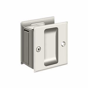 Deltana Pocket Locks 2-1/2″ x 2-3/4″ Passage Door, Polished Nickel