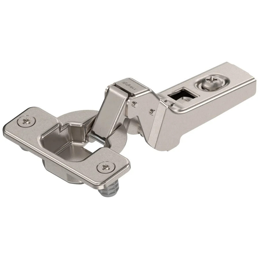 Blum Clip 100 degree Hinge Steel, Free Swing, Full-Cranked, Press-In, Multiples of 250