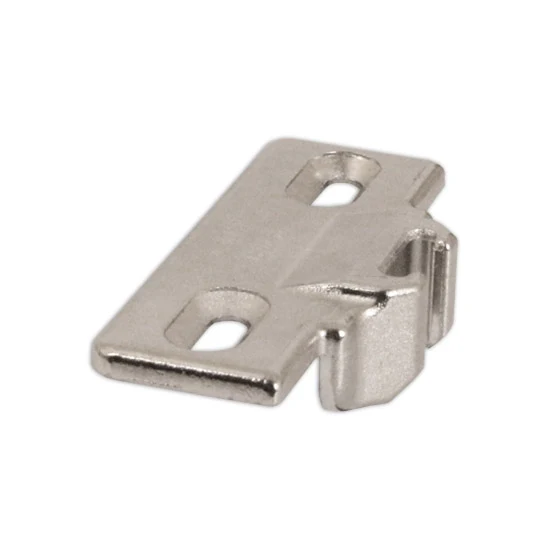 COMPACT 33 1-1/8 Inch Edge Mounted Mounting Plates Nickel