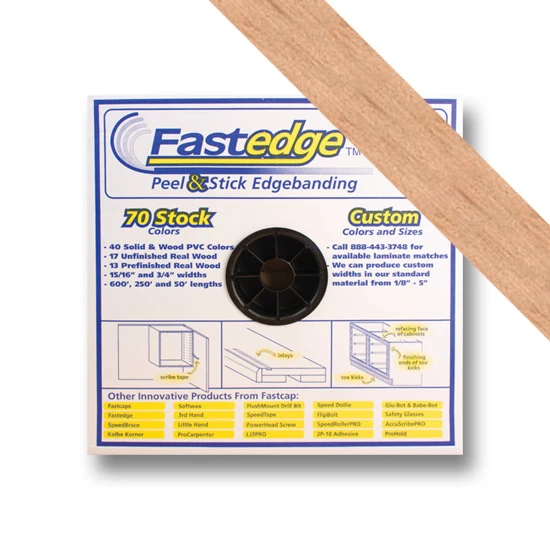 Fastedge Unfinished Wood 3/4" PSA Roll
