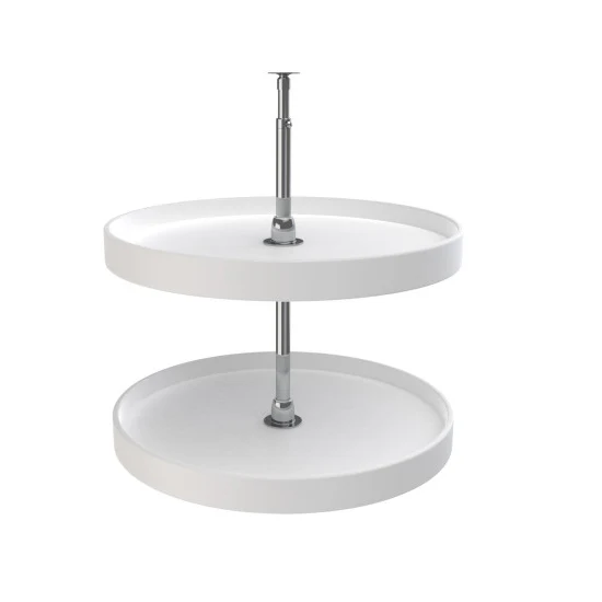 Rev-a-shelf Classic 2-Shelf Full Circle Lazy Susan Set For Base Cabinets, 24″
