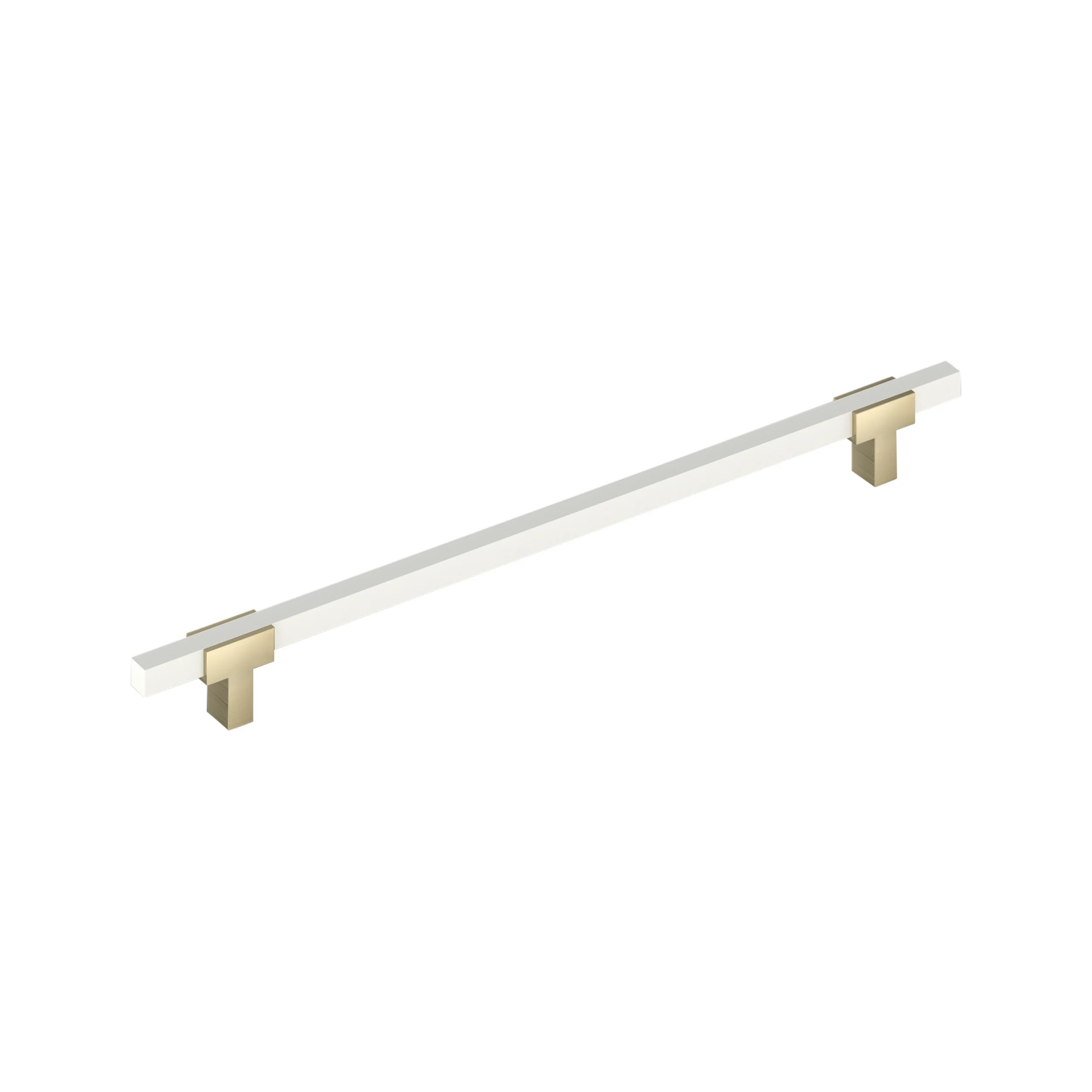 Amerock Urbanite Pull Golden Champagne/White 18″ Center to Center