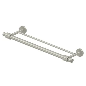 Deltana Double Towel Bar Sobe Series Satin Nickel 24″ Length