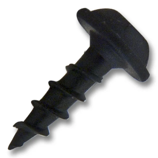 #8 Screw Round Washer Head Square Drive Coarse Thread Type 17 Point 5/8″ Black, Multiples of 100