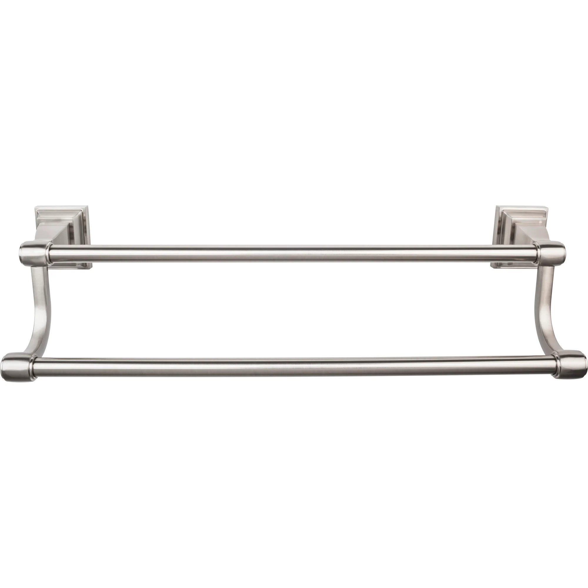 Top Knobs Stratton Bath Towel Rod, Satin Nickel, 24″