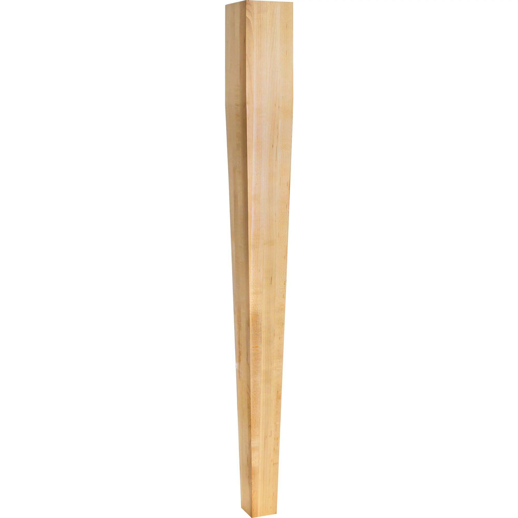 Hardware Resources Four Sided Tapered Wood Post Cherry 35-1/2″ Length 3-1/2″ Width