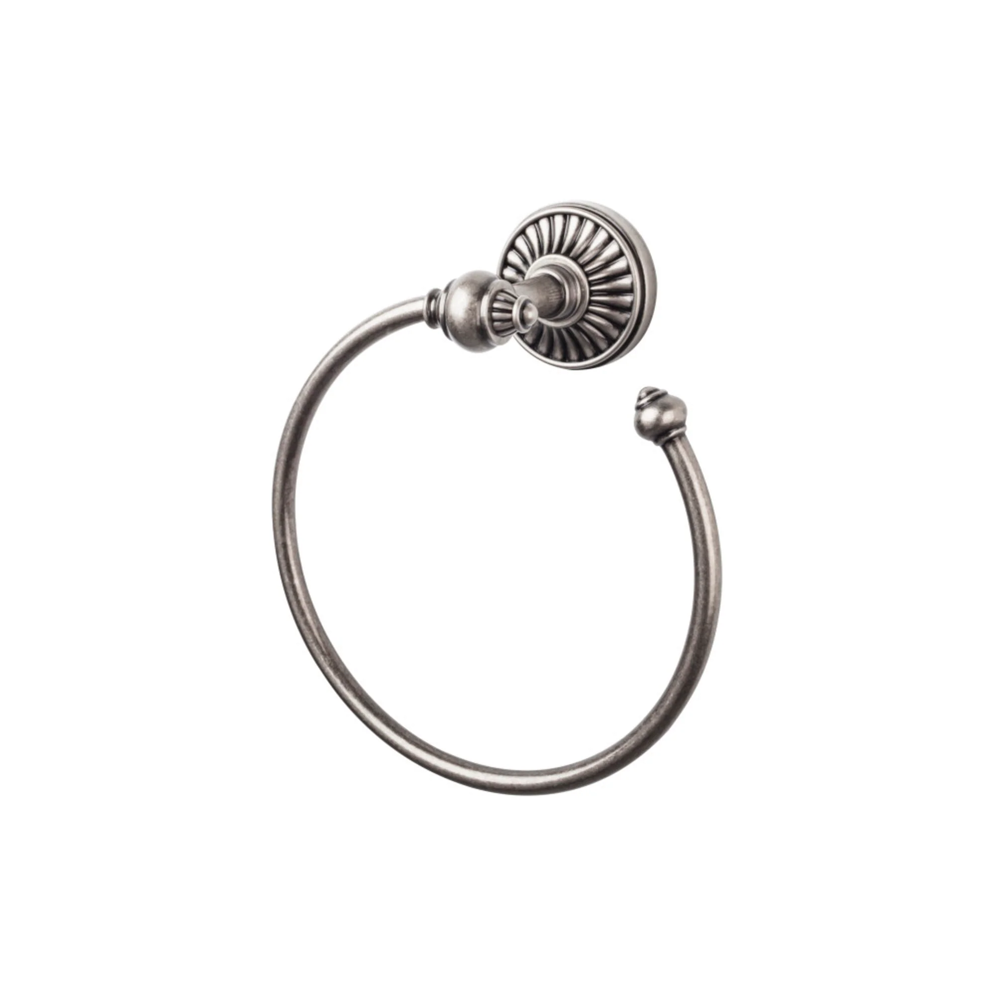 Top Knobs Tuscany Bath Ring, Antique Pewter