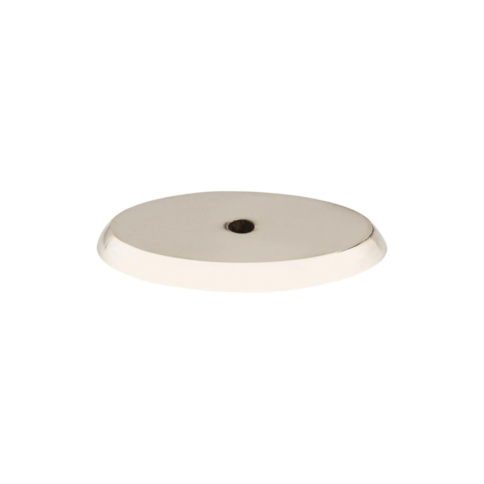 Top Knobs Aspen II Oval Backplate Polished Nickel 1-3/4″ Length