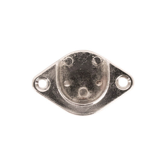 Closet Open Flange For 1-1/16″ Diameter Tube Polished Chrome