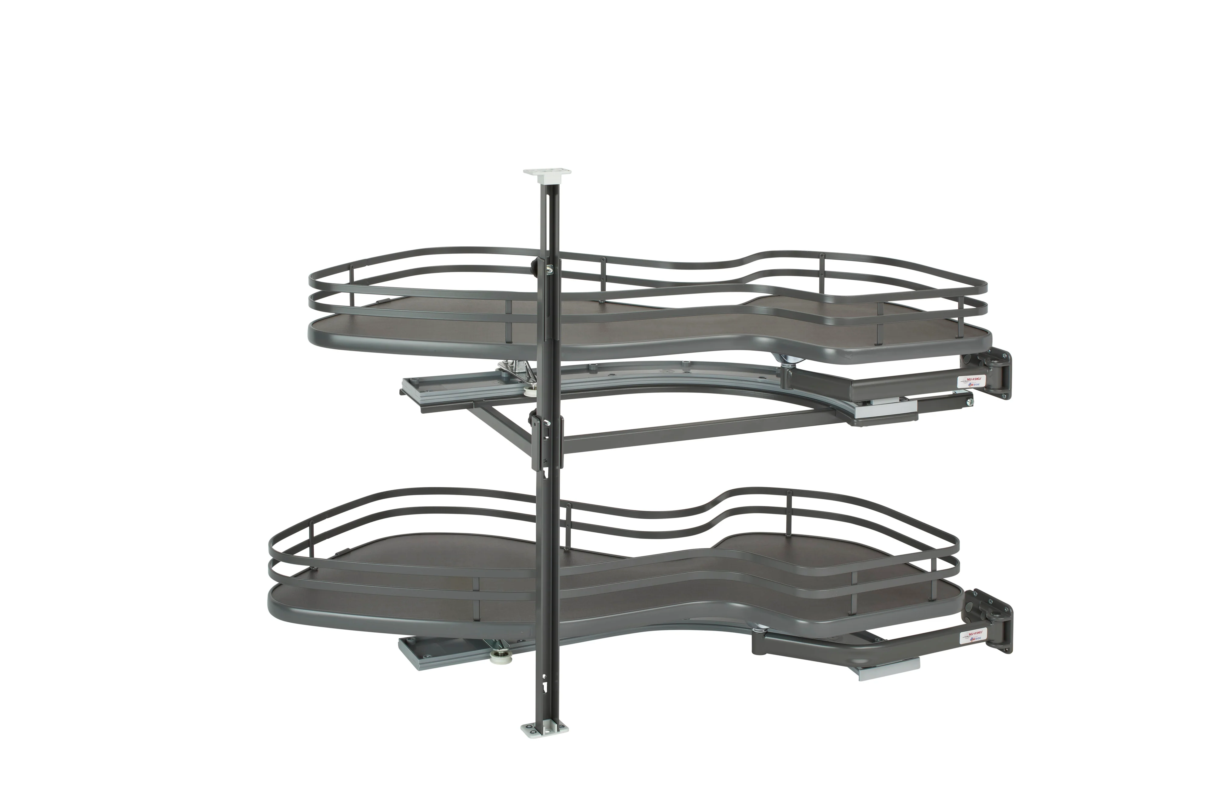 Rev-a-shelf Cloud Blind Corner Organizer 15″ Opening Width Right Opening Direction Orion Gray