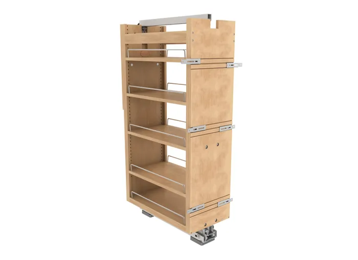 Rev-a-shelf Wood Pantry Pullout 11″ Width 43″ Height