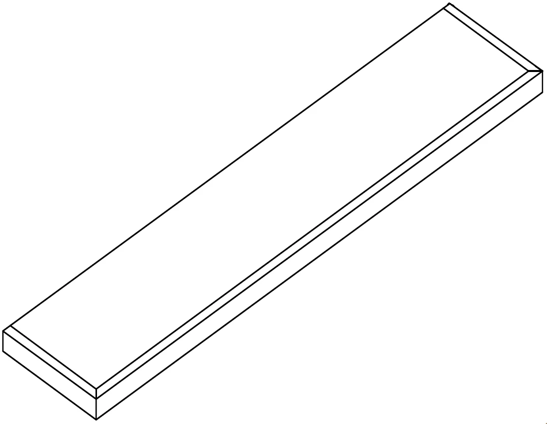 Floating Shelves 24 W X 1-1/2 H X 10 D (Max weight load 35#) – Teton Paint by Legend