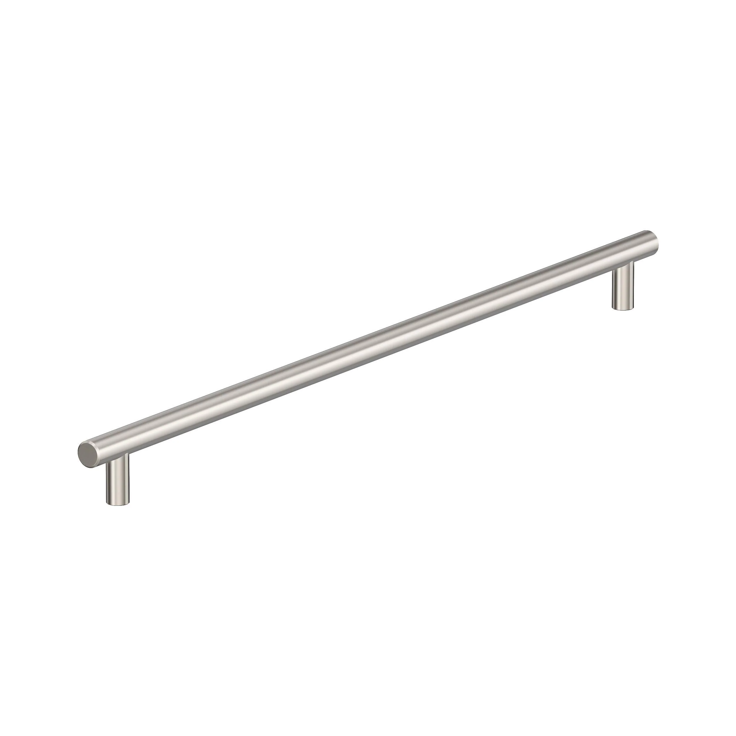 Amerock Bar Appliance Pull Sterling Nickel 24″ Center to Center