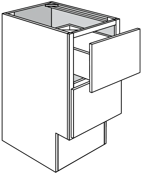 ADA Base 2 Drawer 12 W X 32-1/2 H X 24 D – Dover by JSI