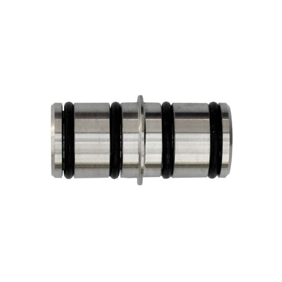 Stainless Steel Collection Track Connector, Satin Finish