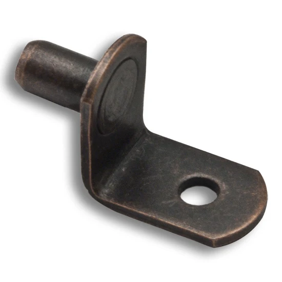 Shelf Support Bracket 1/4″ Diameter Antique Copper, Multiples of 100