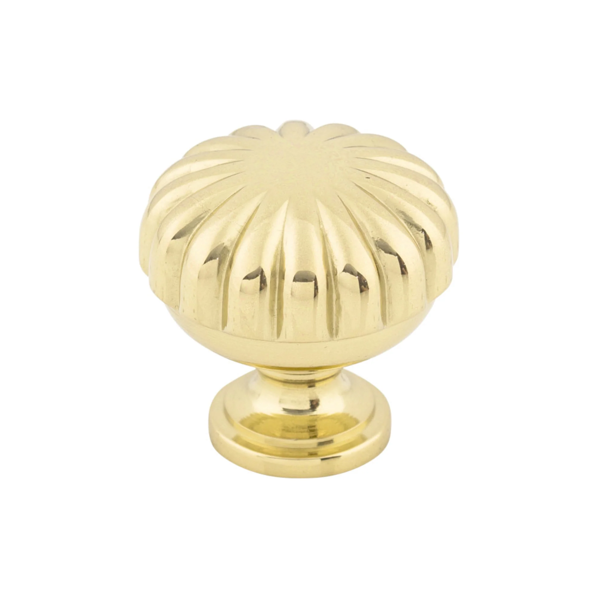 Top Knobs Somerset Knob Polished Brass 1-1/4″ Diameter Melon Style